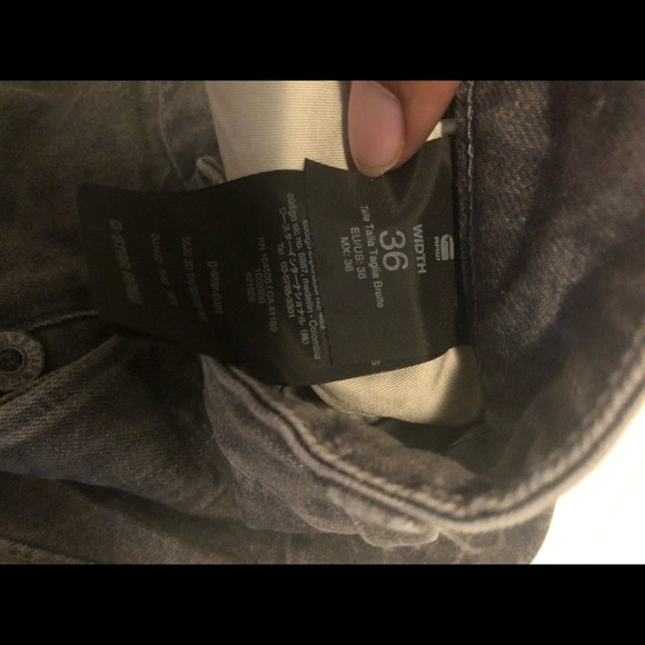 Gray G raw shorts - Picture 3 of 3